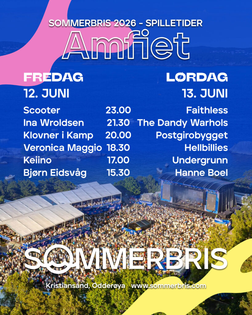 Spilletider Amfiet 2026